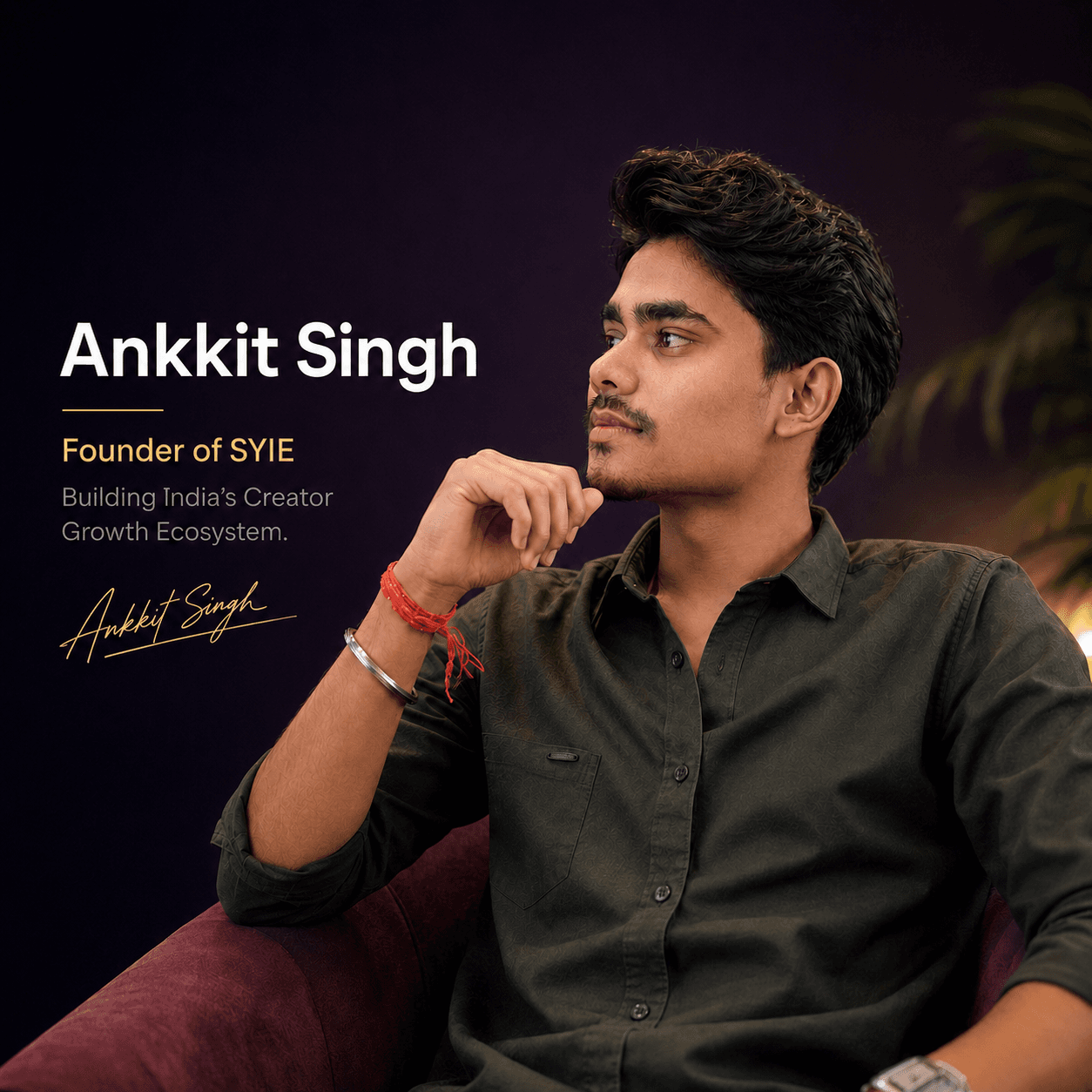 Ankkit Singh, Founder of SYIE, building India’s creator growth ecosystem